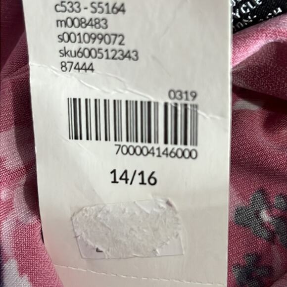 NWT‎ Lane Bryant floral wide leg pants size 14/16 - Picture 7 of 7